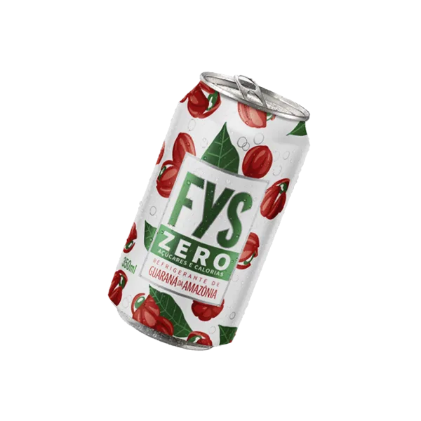 Lata refrigerante guaraná da Amazônia Zero FYS